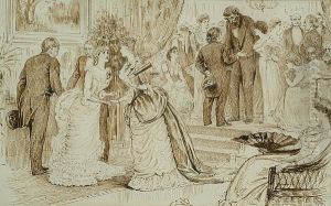 Mrs Ponsenby De Tomkyns Is Moved To Speak Her Mind by George L. Du Maurier