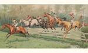 Le Saut De L'obstacle by Georges Louis Ch. Busson