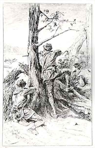 An illustration from 'With Wolfe in Canada' - view 1