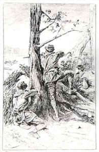 An illustration from 'With Wolfe in Canada'