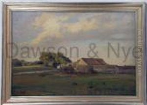 A Farmhouse In A Landscape