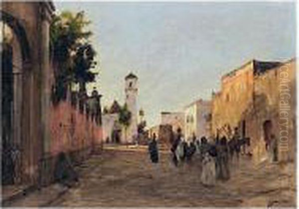Street Scene, Quantla, Mexico - view 1