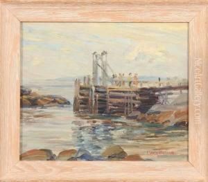 The Old Warf: Monhegan by Mary Cable Butler
