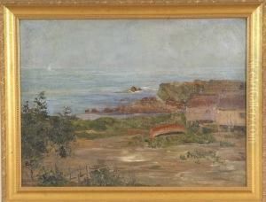 Monhegan Coast, Boat And Boathouses