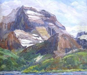 Mt.gould Glacier National Park by Mary Cable Butler