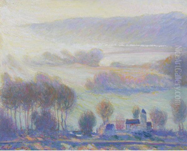 Valley At Giverny, The Old Mill - view 1