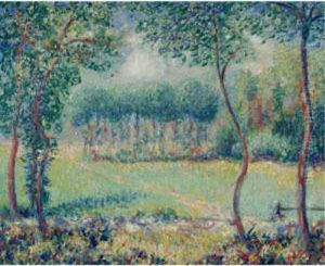 Trees At Giverny by Theodore Butler