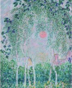 Sunset, Giverny by Theodore Butler