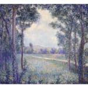 La Chaussee De Limetz, Giverny (on The Way To Limetz, Giverny) by Theodore Butler