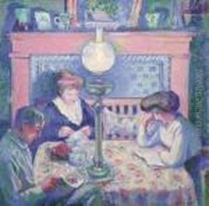Interior After Dinner by Theodore Butler