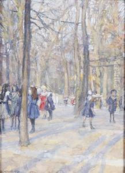 Children Playing In A Park - view 1