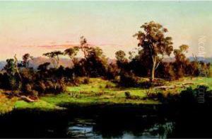 Landscape With Figures by Abraham Louis Buvelot