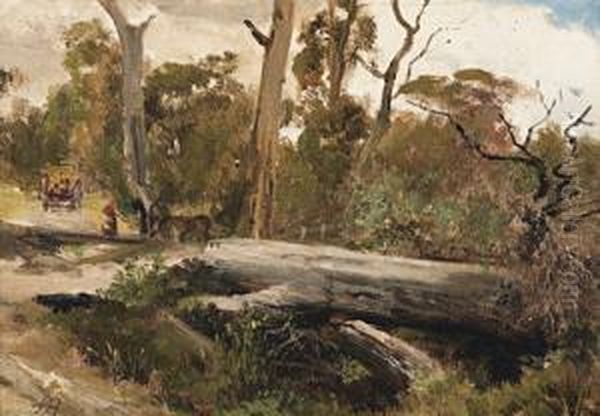 Bush Track At Fernshaw by Abraham Louis Buvelot