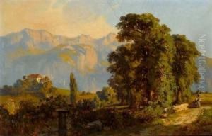 Vierwaldstattersee. by Abraham Louis Buvelot