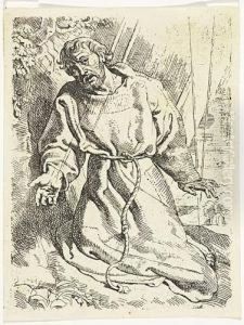 St. Francis Of Assisi Receiving The Stigmata. by Willem Buytewech