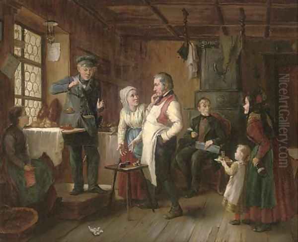 Weighing the bread - view 1