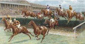 The Grand National by William Hounsom Byles