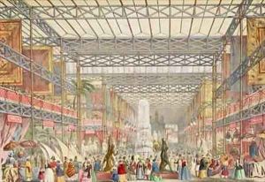 Interior of the Crystal Palace by Augustus Butler