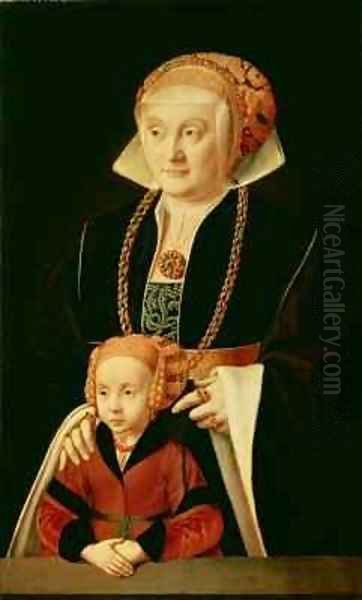 Portrait of a Woman with her Daughter - view 1