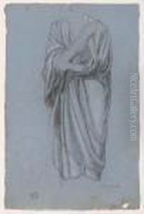 Study Of A Woman Wearing A Toga