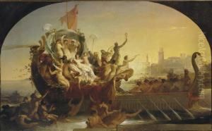 L'arrivee De Cleopatre A Tarse by Alexandre Cabanel