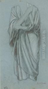 Study Of A Woman Wearing A Toga Study Of A Woman Wearing A Toga