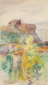 Village Deprovence by Joseph Cabasson