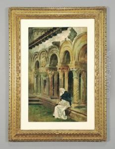 Nel Chiostro by Vincenzo Cabianca