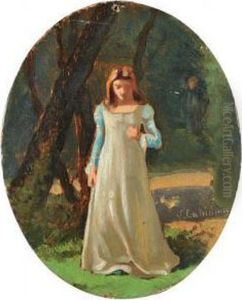 Fanciulla Nel Bosco (idillio) by Vincenzo Cabianca