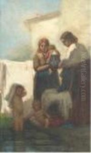 Bagno Di Putti by Vincenzo Cabianca