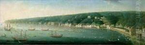 View of Naples from the east by Gaspar Butler
