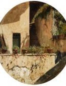 Gioco Di Luci Efiori Sulla Terrazza by Vincenzo Cabianca