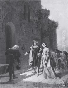 Scena Romantica by Vincenzo Cabianca