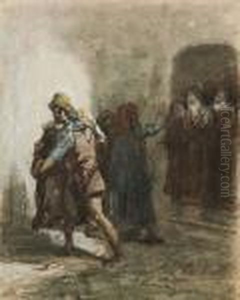 Il Rapimento Di Piccarda Donati - Studio - view 1