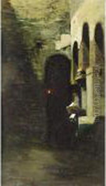 Nun In Contemplation - view 1