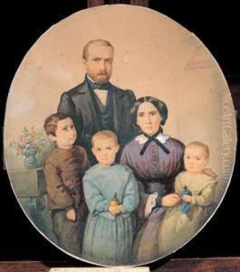 Ritratto Di Famiglia by Vincenzo Cabianca