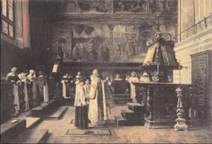 Interno Del Coro Di Santa Maria Novella In Firenze