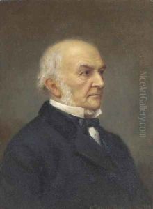 Portrait of the Right Hon. William Ewart Gladstone (1809-1898) by Henry Jermyn Brooks