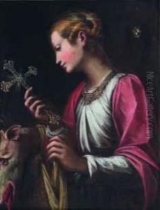 Santa Margherita Di Antiochia by Guglielmo Caccia
