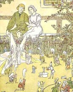 Illustration from Tom Thumb by Leonard Leslie Brooke