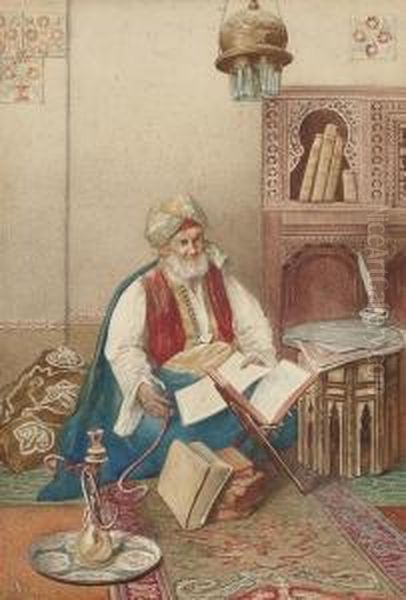 A Scholar In His Study - view 1