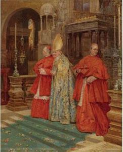 Saying Mass by Umberto Cacciarelli