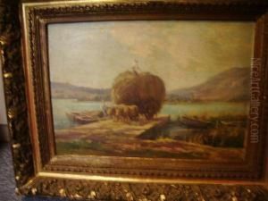 La Meule De Foin by Francois Charles Cachoud