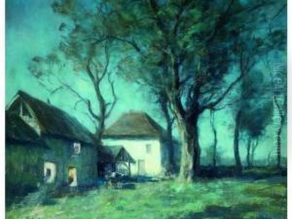 Crepuscule De Septembre Sur Les Fermes. - view 1