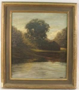 Landscape With Cottage by Francois Charles Cachoud