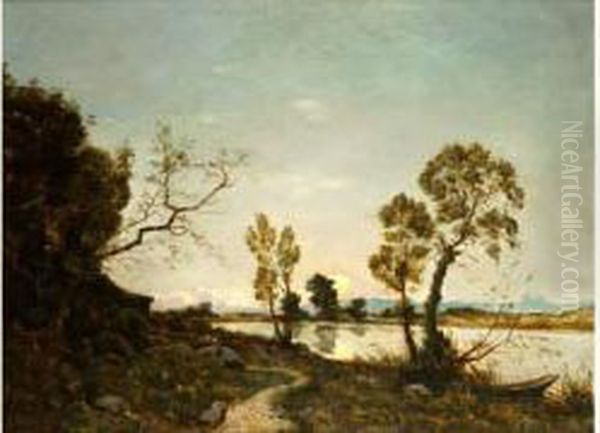 Clair De Lune Sur L'etang - view 1