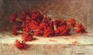 Red Carnations by Giuseppe Cadenasso