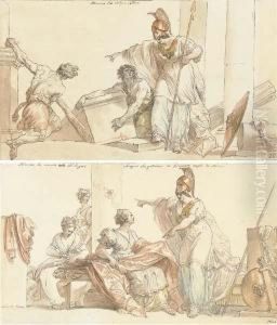 Minerva Directing The Construction Of Athens