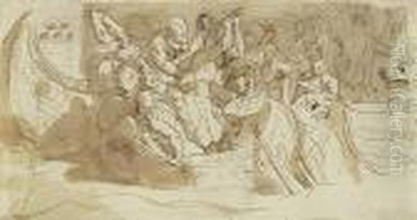 A Naval Battle - view 1