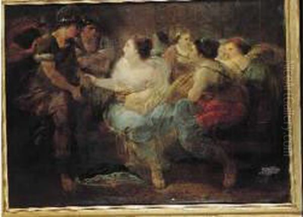 La Vertu De Lucrece Ou Tarquin Le Superbe Et Collatinus Chez Lucrece. - view 1